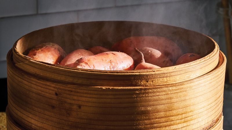 Steamed Sweet Potato