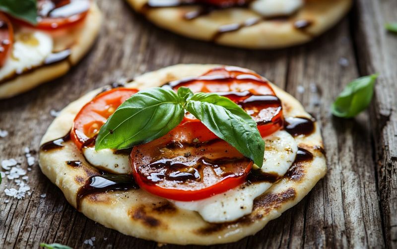 Mini Caprese Flatbreads