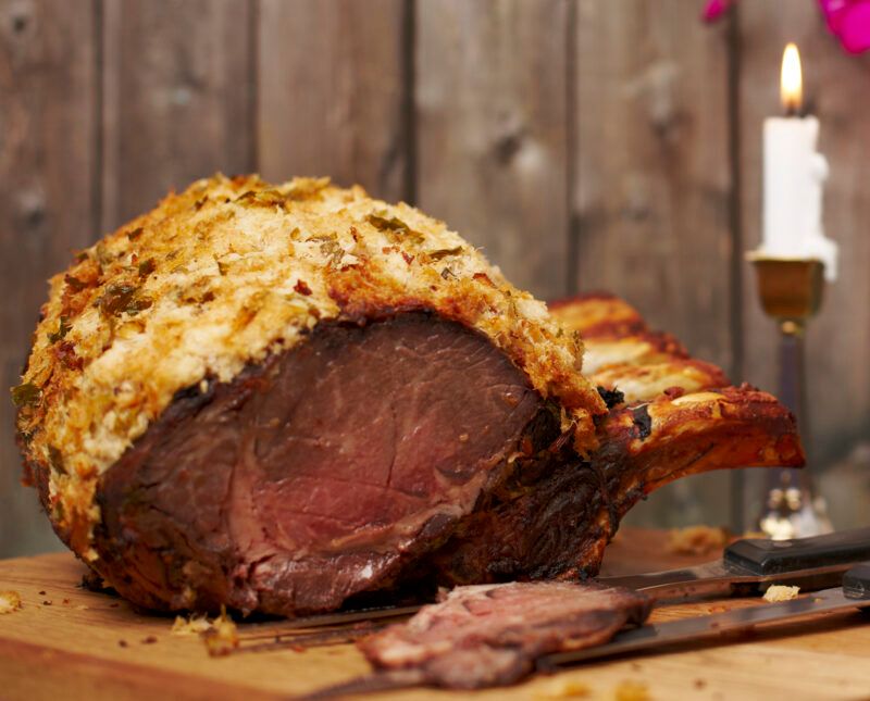 Add a Horseradish and Walnut Crust to Beef