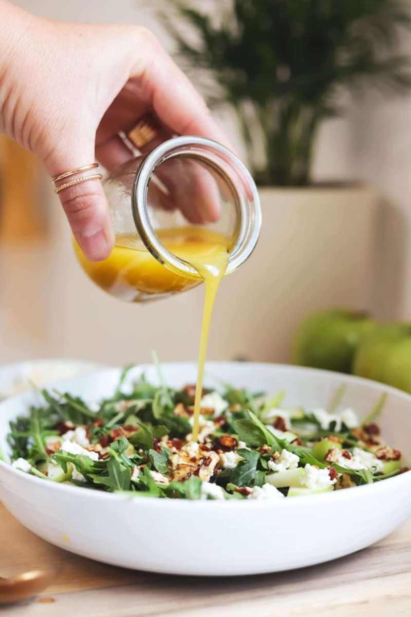 Green Apple and Cheddar Salad with Honey Mustard