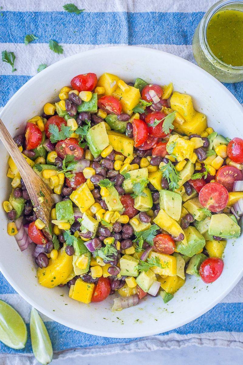 Mango, Avocado, and Black Bean Salad