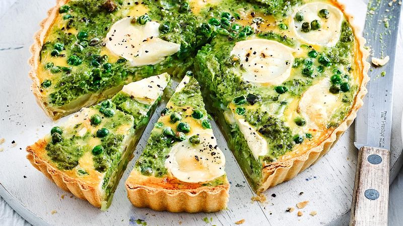 Pea and Mint Tartlets
