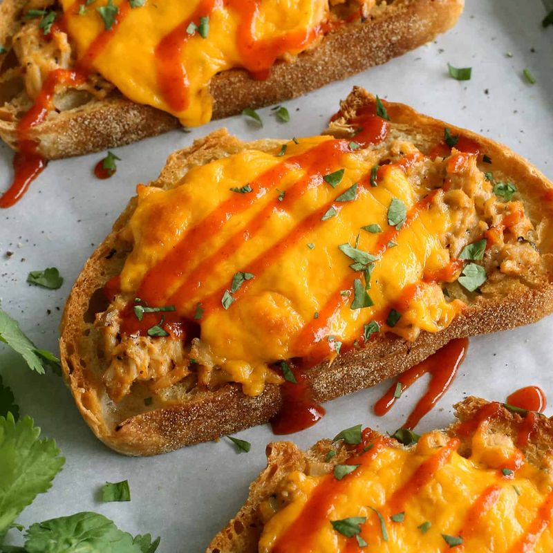 Spicy Tuna Melt with Sriracha Aioli