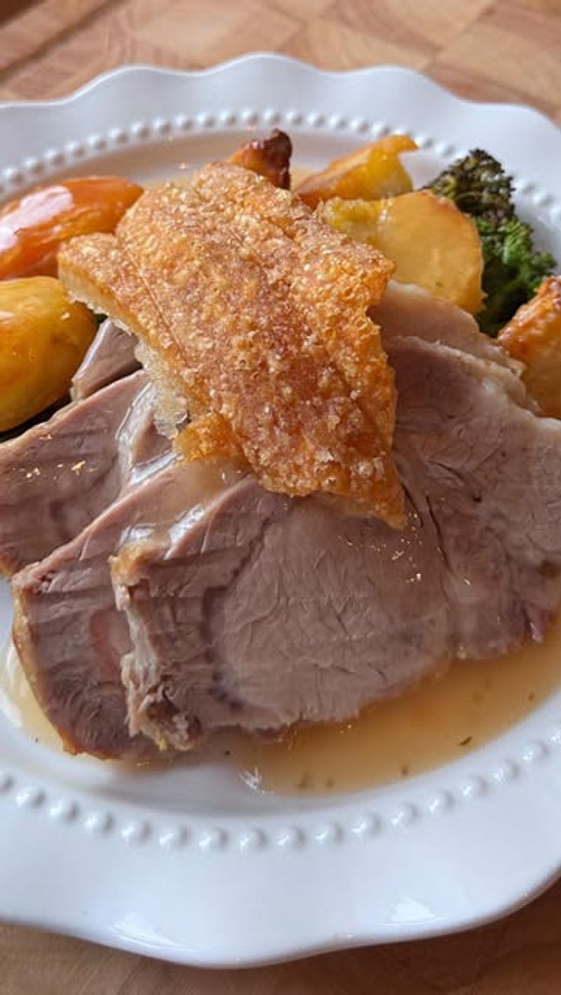 Pork Belly with Apple Cider Gravy