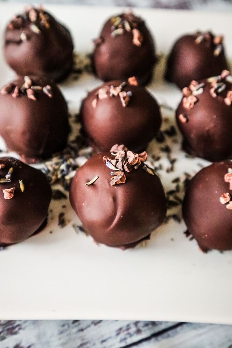 Lavender Chocolate Truffles