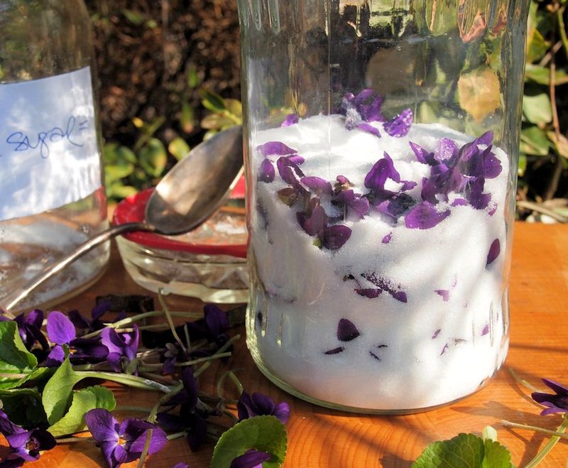 Violet Sugar for Baking