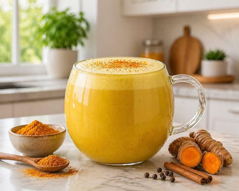 Warm Turmeric Milk Tea