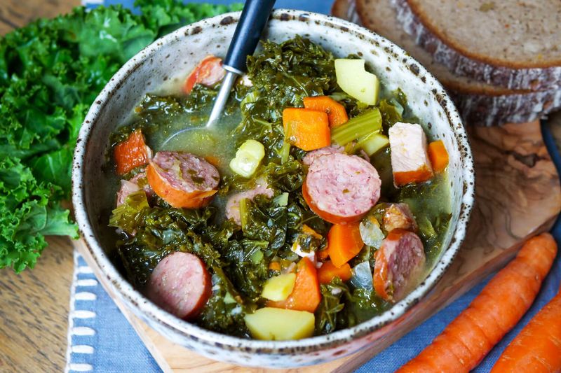 Grünkohlsuppe (German Kale Soup)