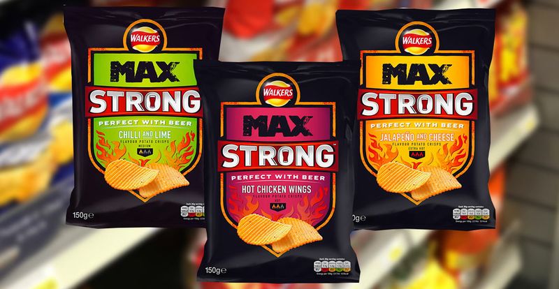 Walkers Max Strong Habanero Chilli Crisps