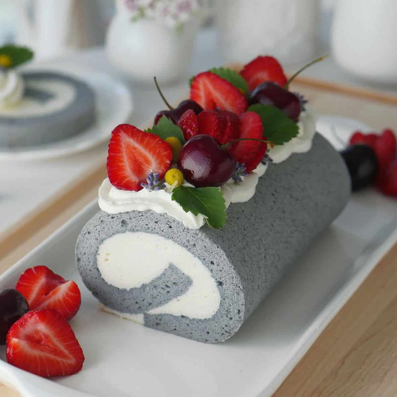 Earl Grey Lavender Cake Roll