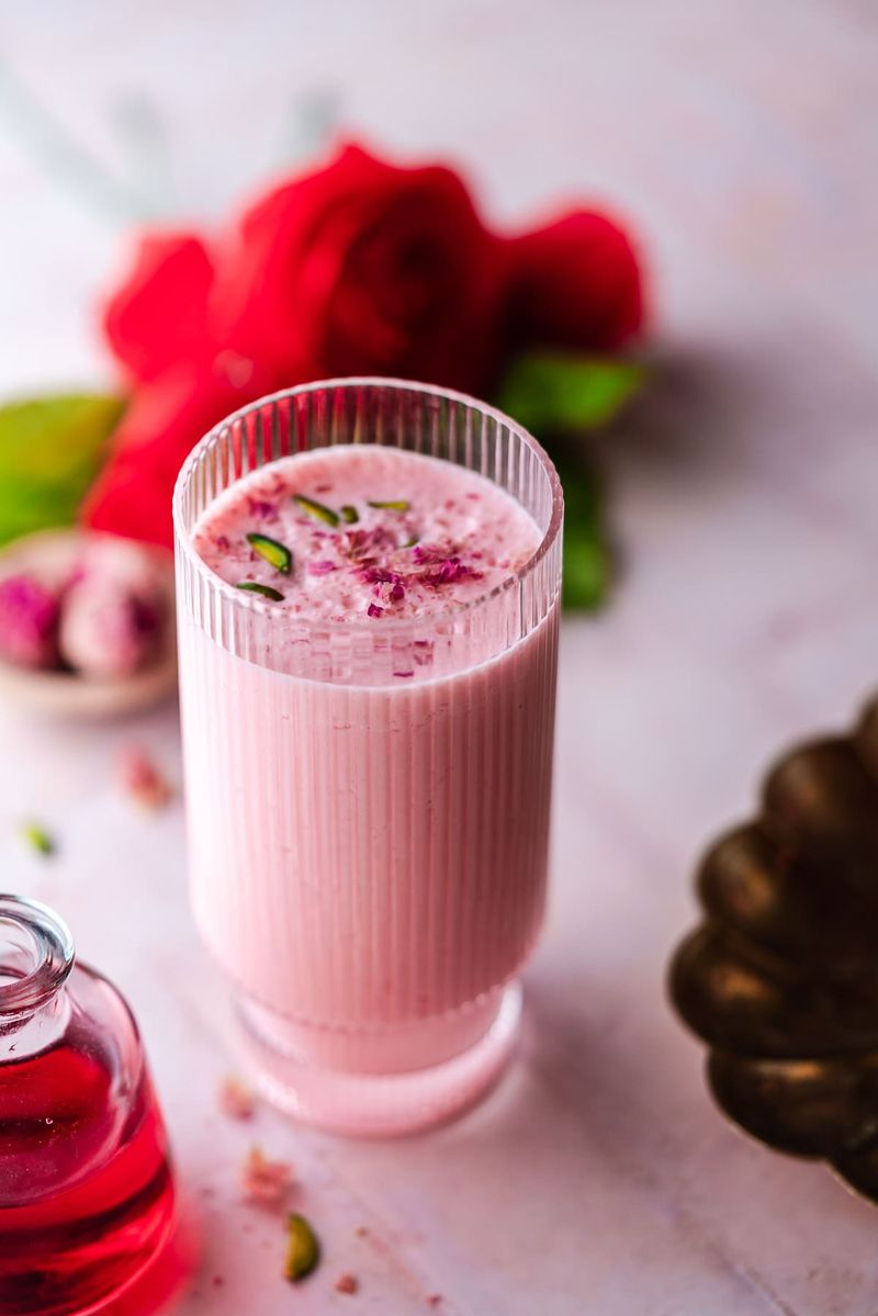 Rose Petal Lassi