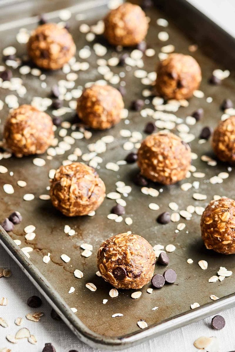 Dark Chocolate Almond Energy Bites