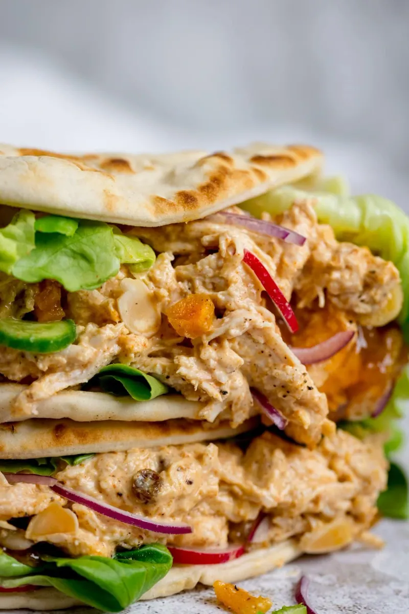 Coronation Chicken Wraps