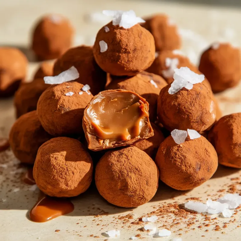 Salted Caramel Truffles