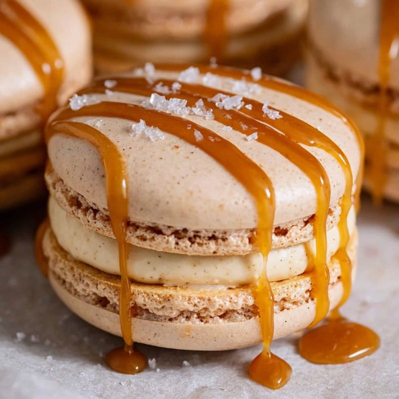 Salted Caramel Macarons