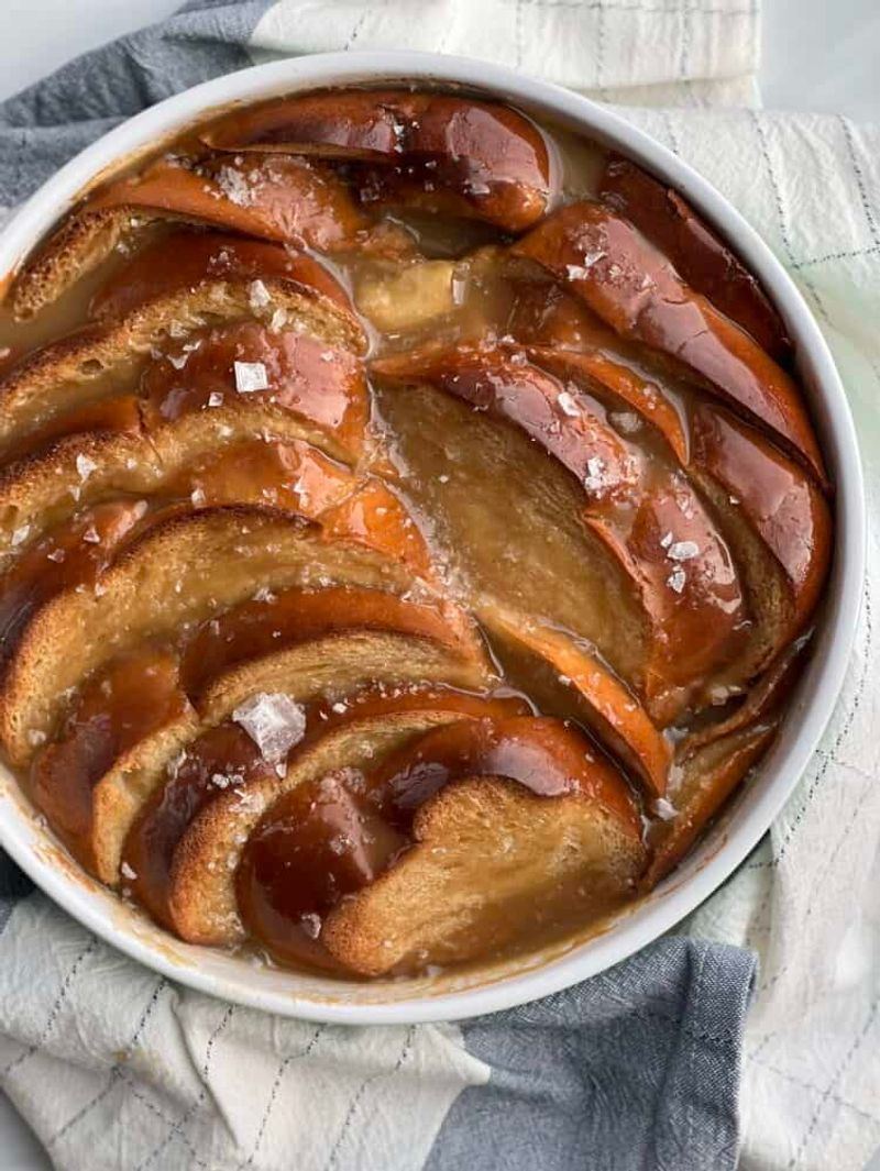 Salted Caramel Bread Pudding