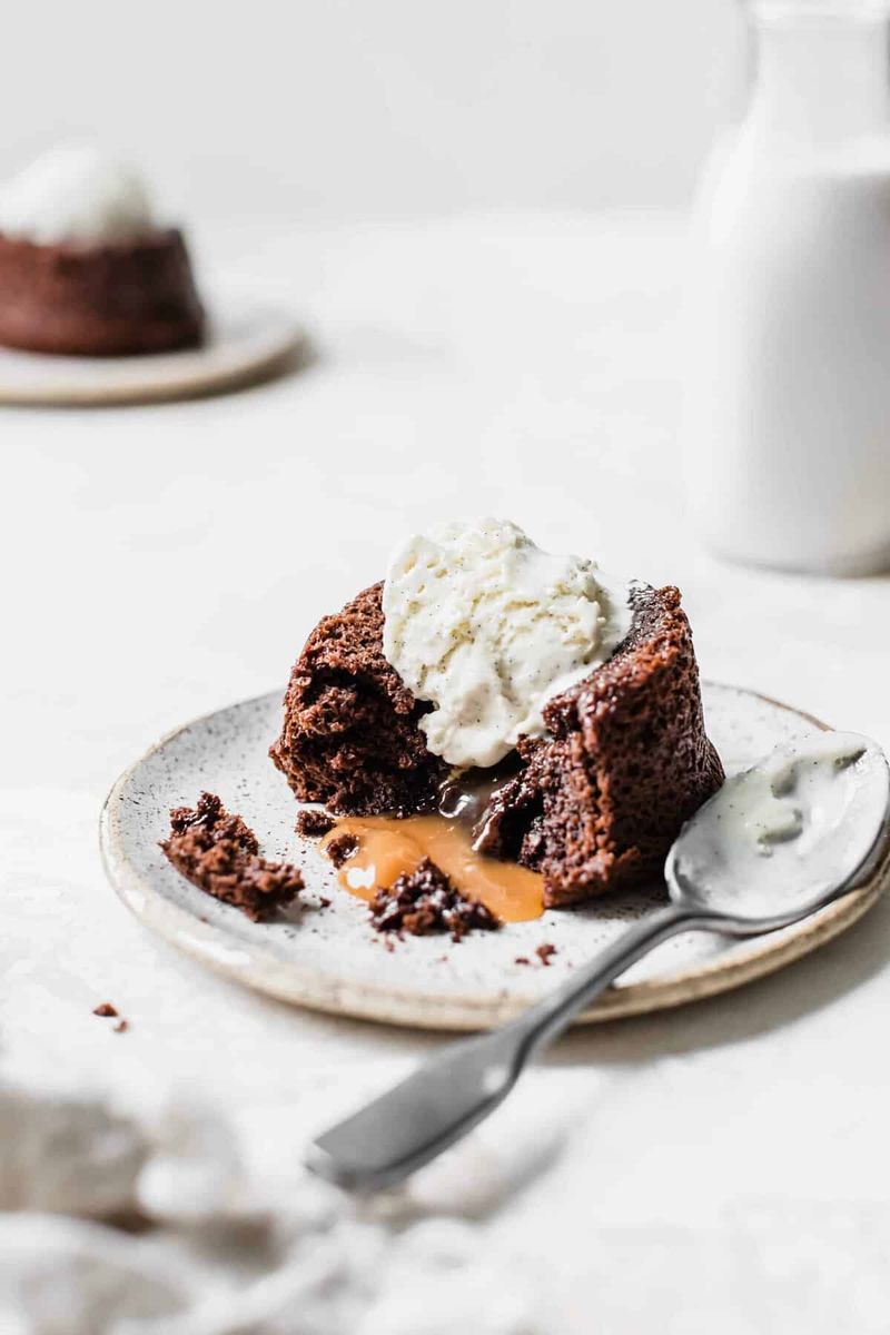Salted Caramel Lava Cake