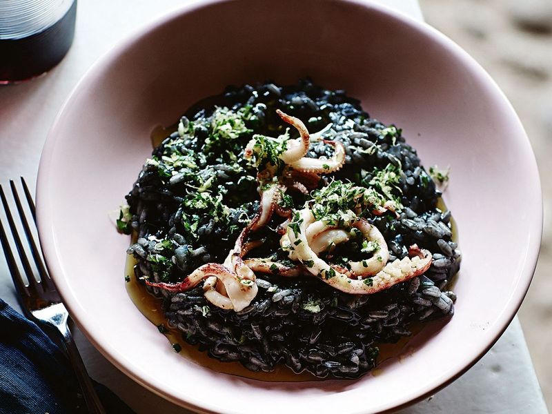 Cuttlefish Ink Risotto
