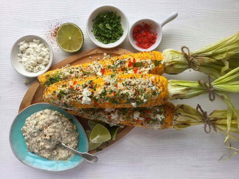 Elote (Corn on the Cob) – Mexico