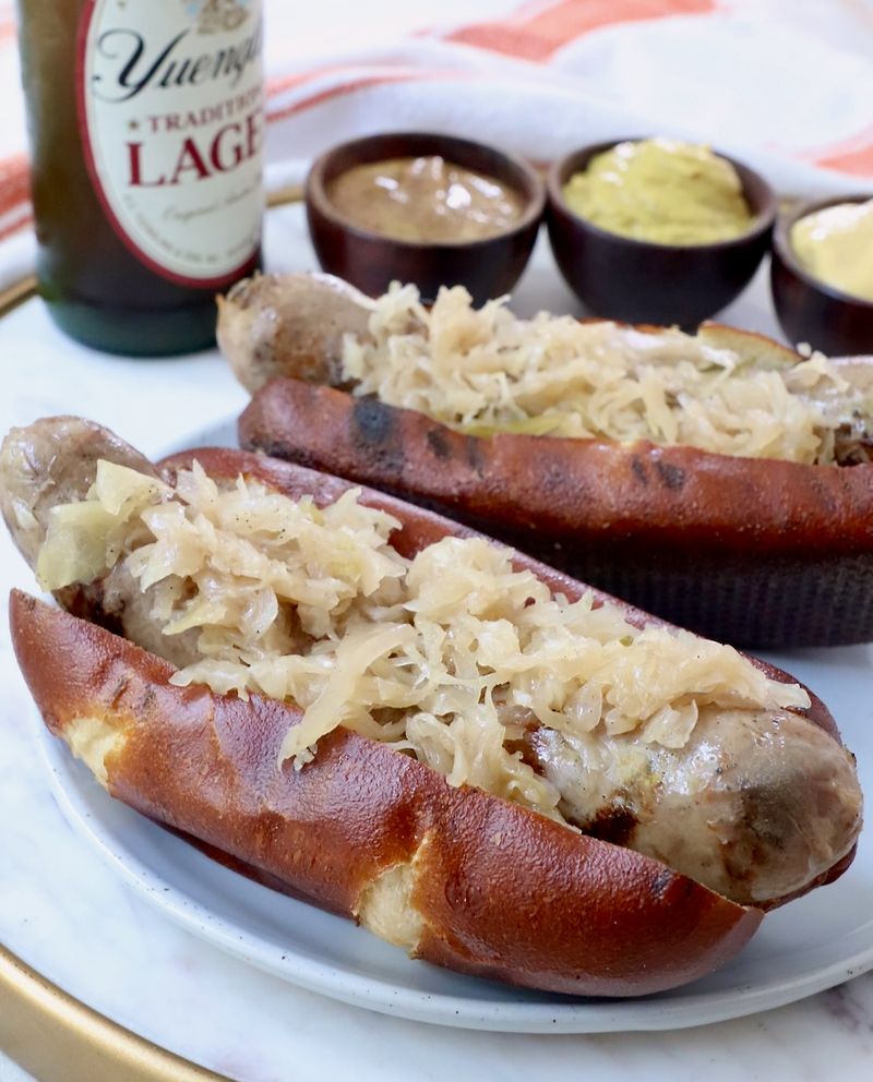 Bratwurst with Sauerkraut