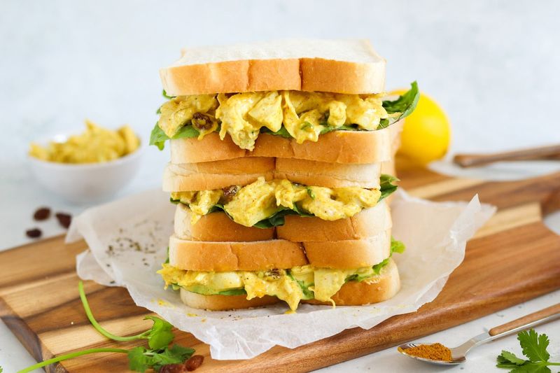 Coronation Chicken Sandwiches