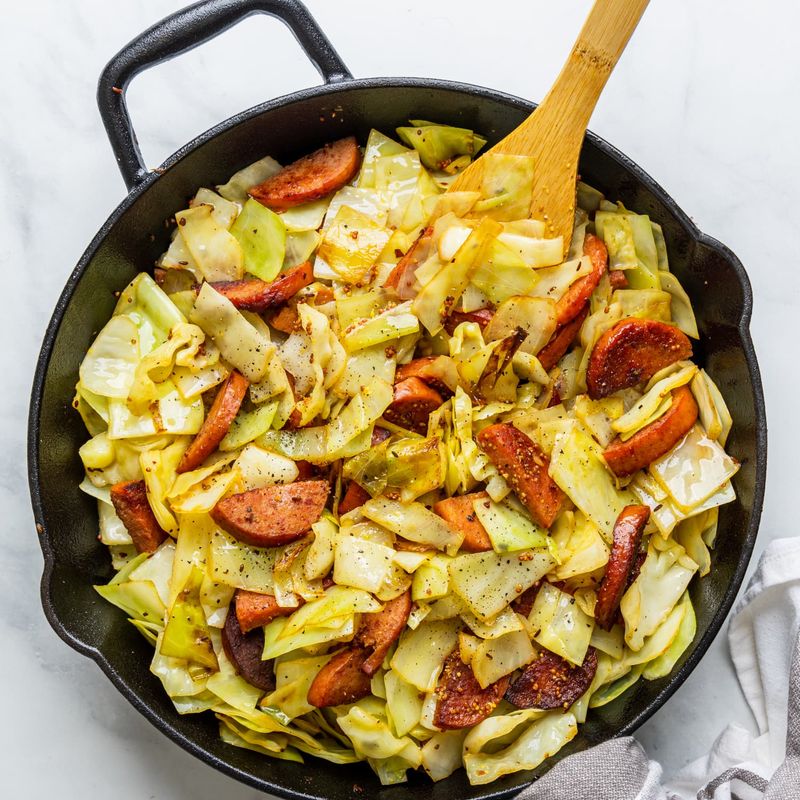 Sausage and Cabbage Skillet