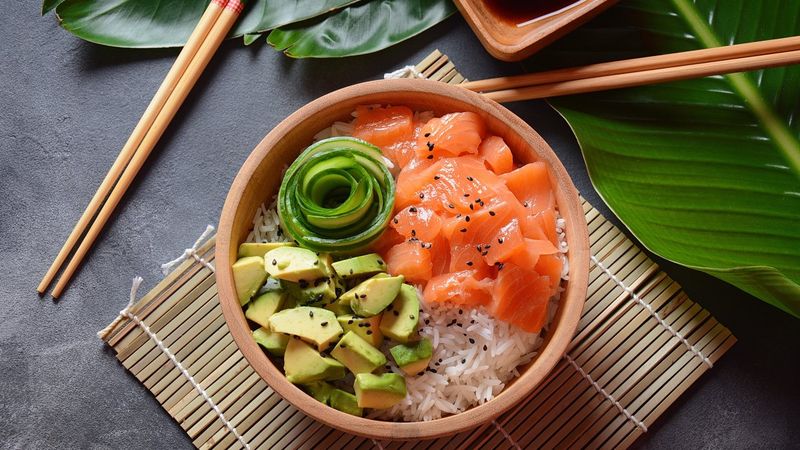 Rainbow Sushi Brunch Bowl