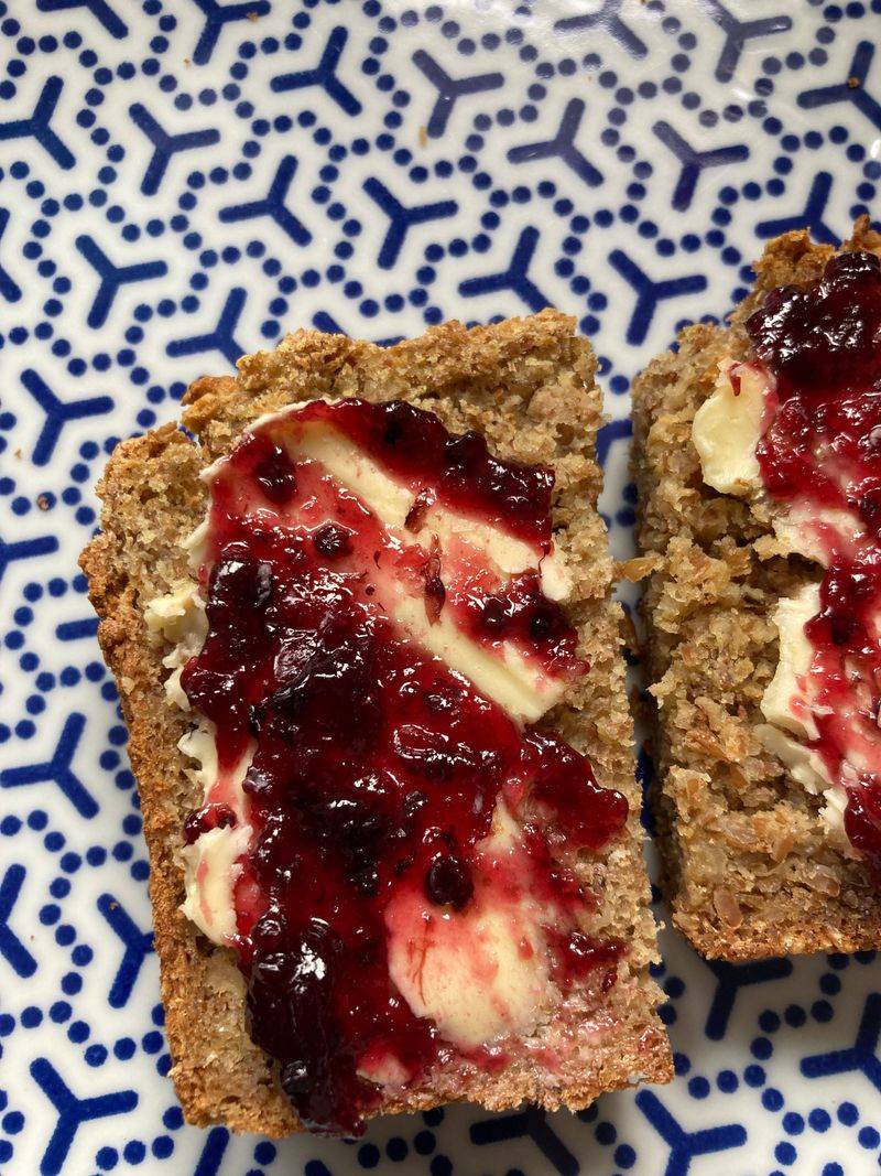 Wheaten Bread with Butter and Jam