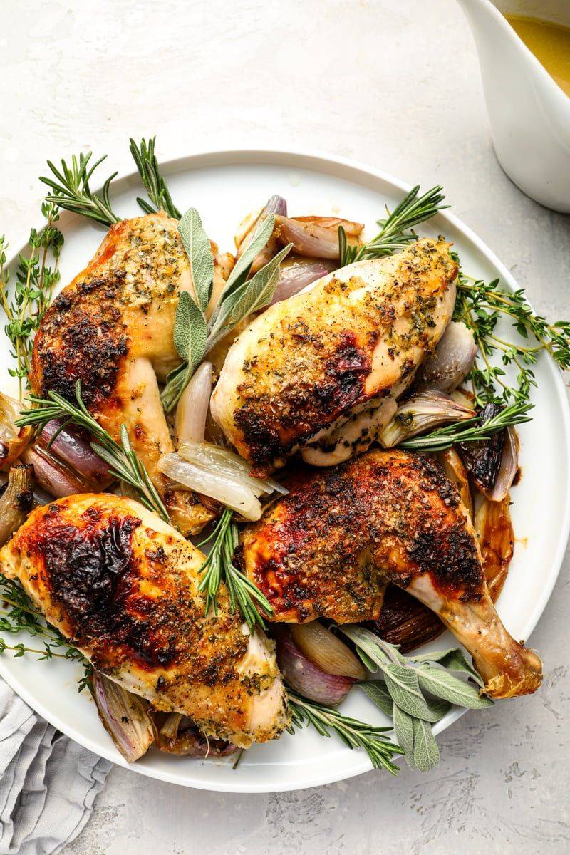Finish Your Roast with a Herb Oil Drizzle