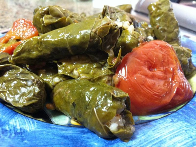 Stuffed Grape Leaves (Warak Dawali)