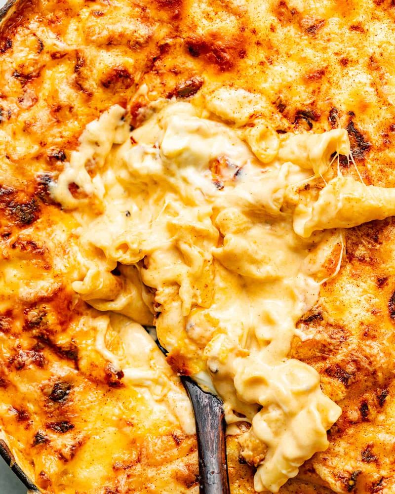 Bake Mac and Cheese With a Three-Cheese Blend