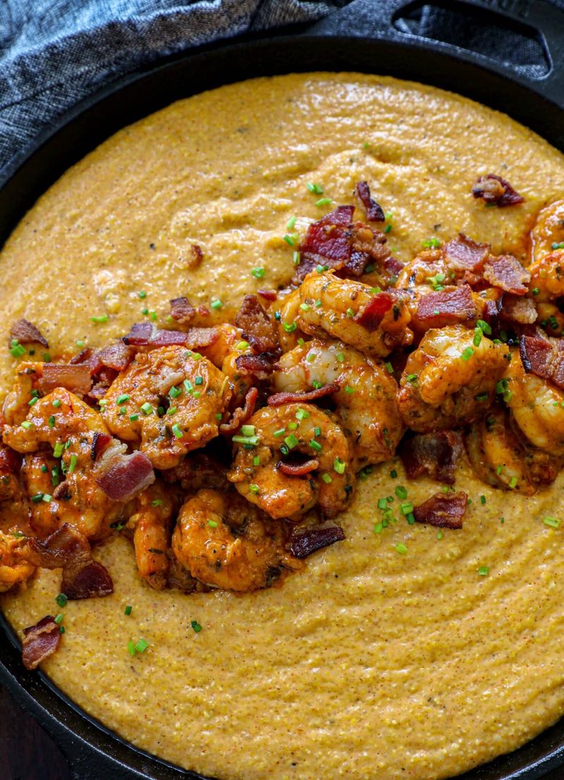 One-Pot Cajun Shrimp and Grits