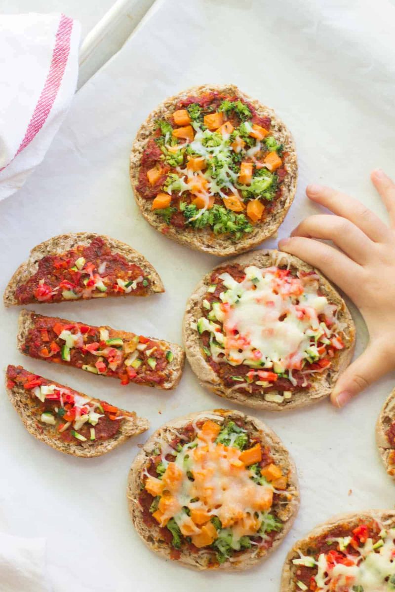 Homemade Pizza with Veggie Toppings