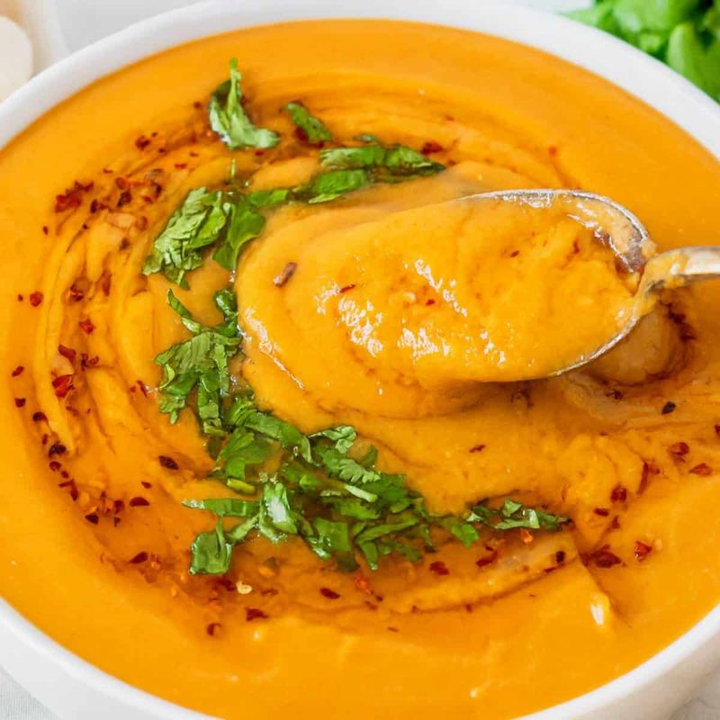 Lentil Soup with Crusty Bread