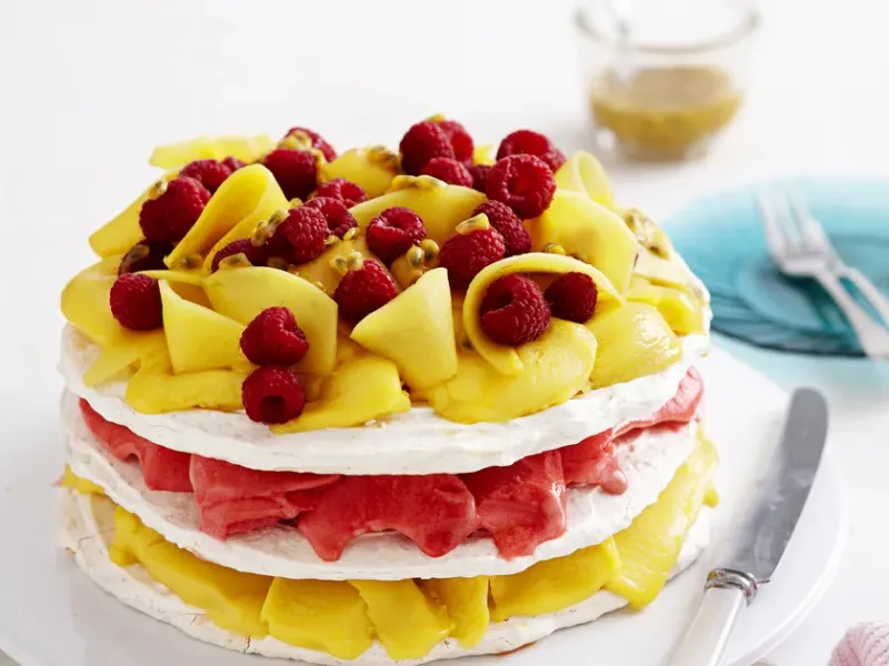 Passionfruit and Coconut Vacherin