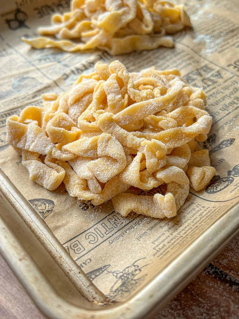 Toasted Pasta Before Boiling