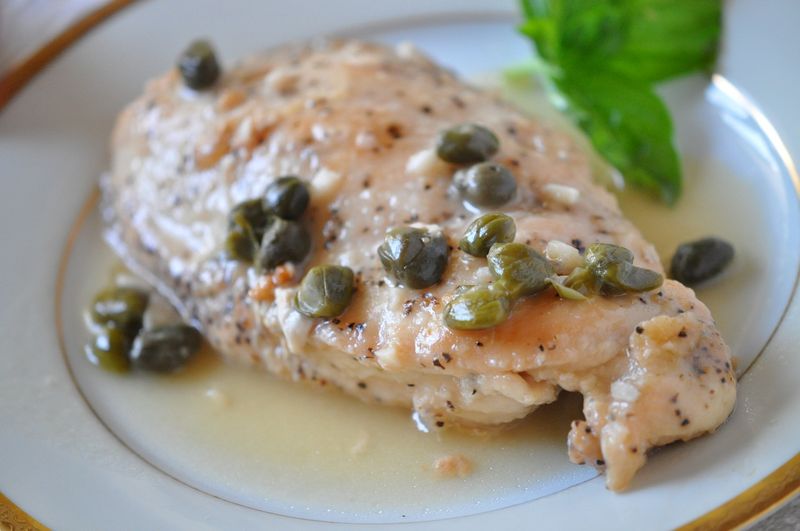 Pan-Seared Chicken With Lemon Caper Sauce