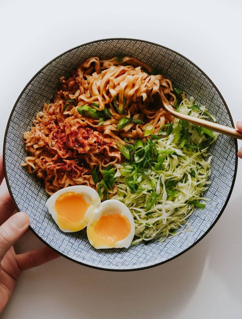 Ramen Egg Noodles With Sesame And Soy