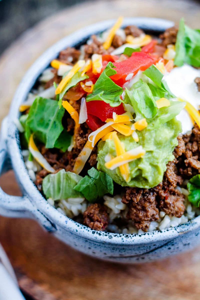 Taco Bowl Bar