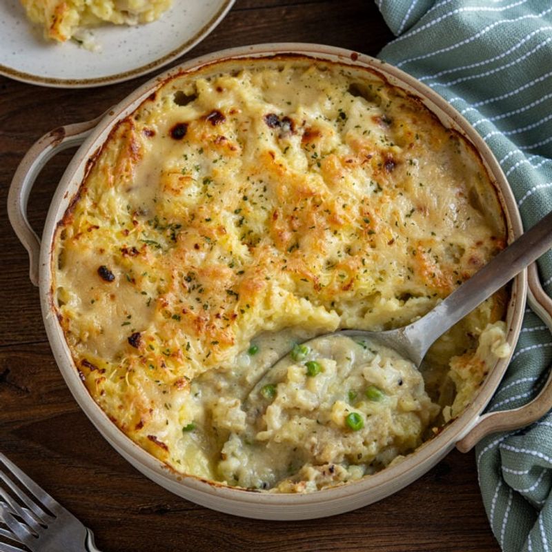 Fish Pie with Cheesy Mash