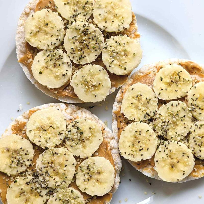 Banana and Nut Butter Rice Cakes