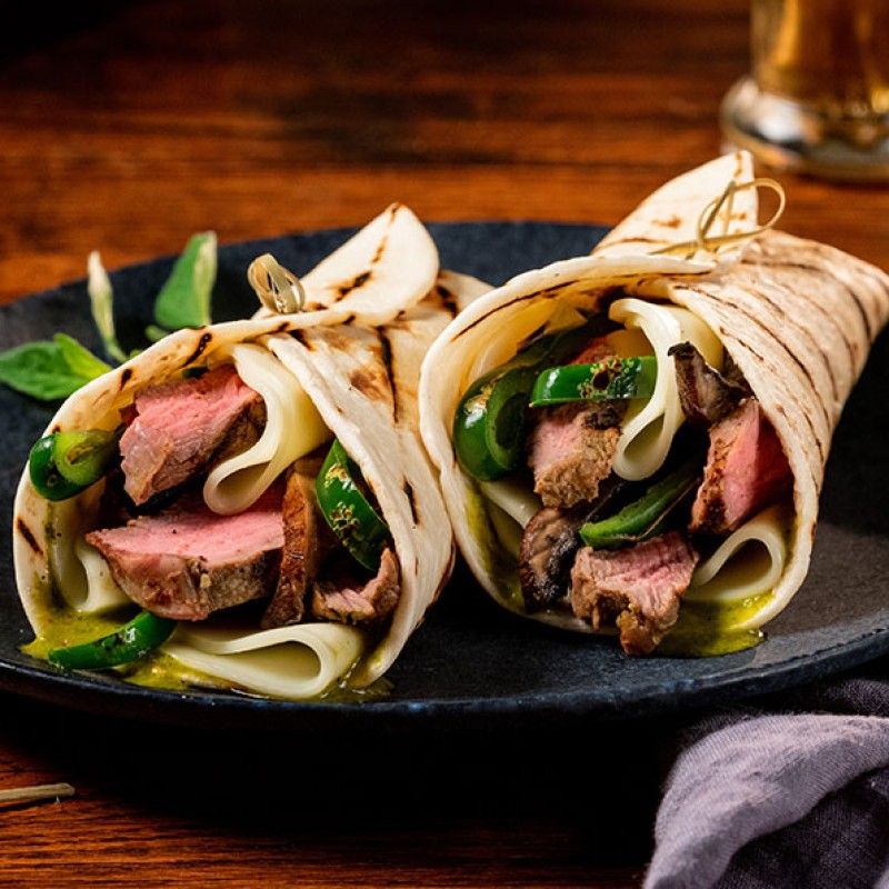 Steak and Pepper Wrap