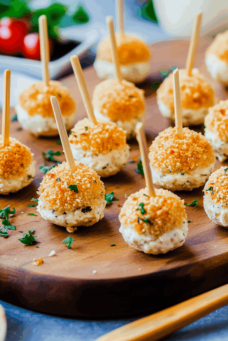 Almond-Crusted Cheese Balls