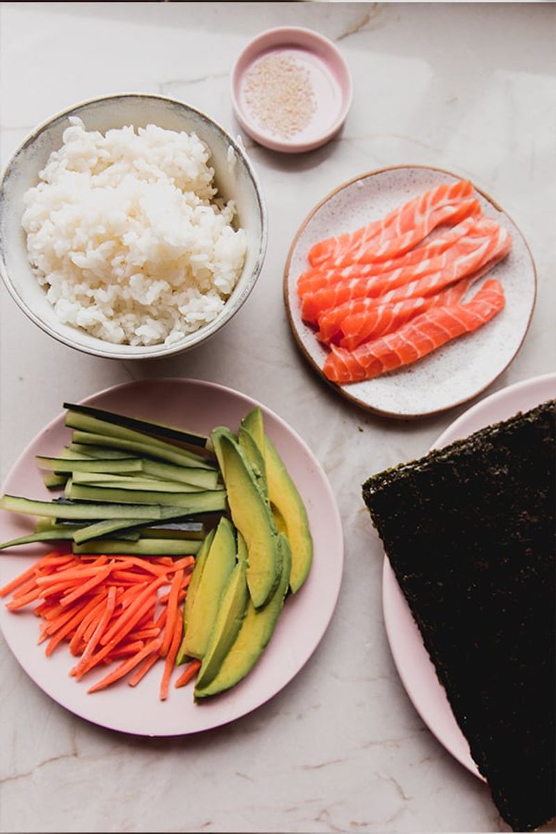 Sushi Rice and Hand Rolls