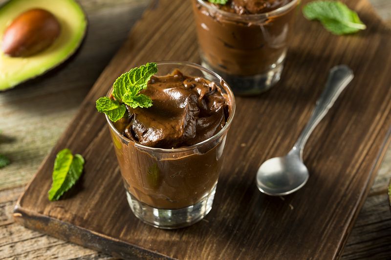 Dark Chocolate Avocado Mousse