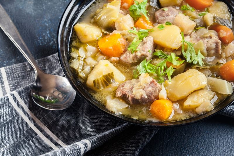 Pichelsteiner (German Meat and Vegetable Stew Soup)