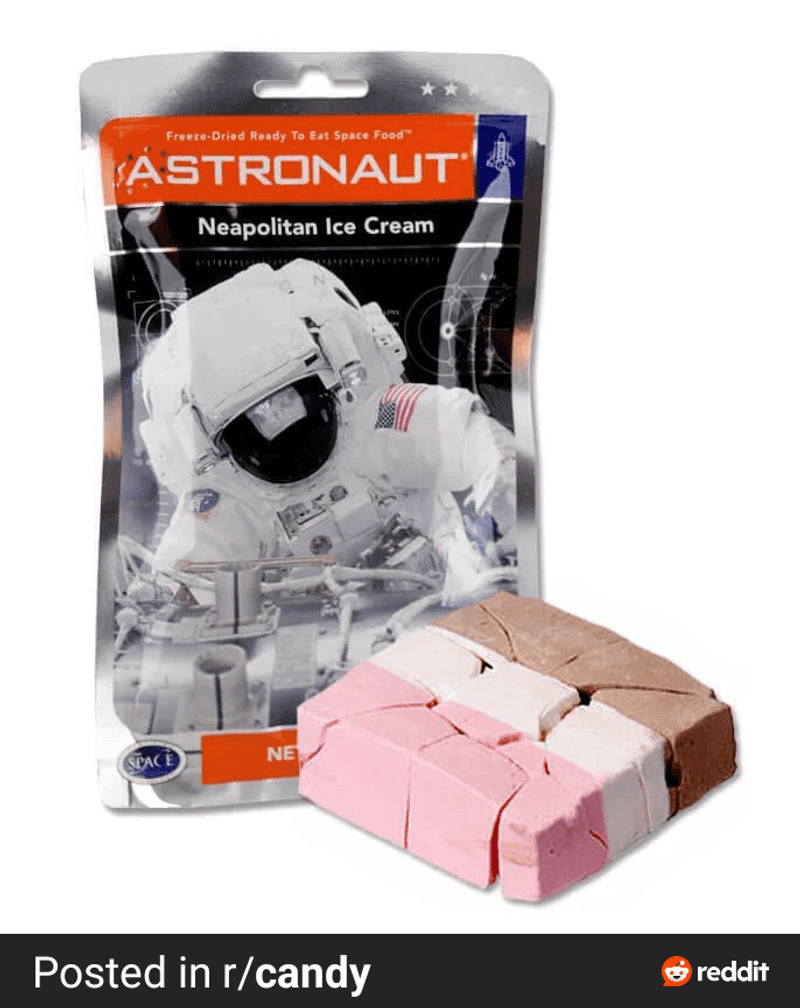 Freeze-Dried Astronaut Ice Cream