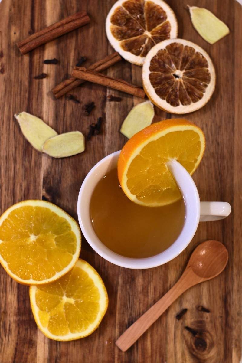 Clove and Orange Peel Tea