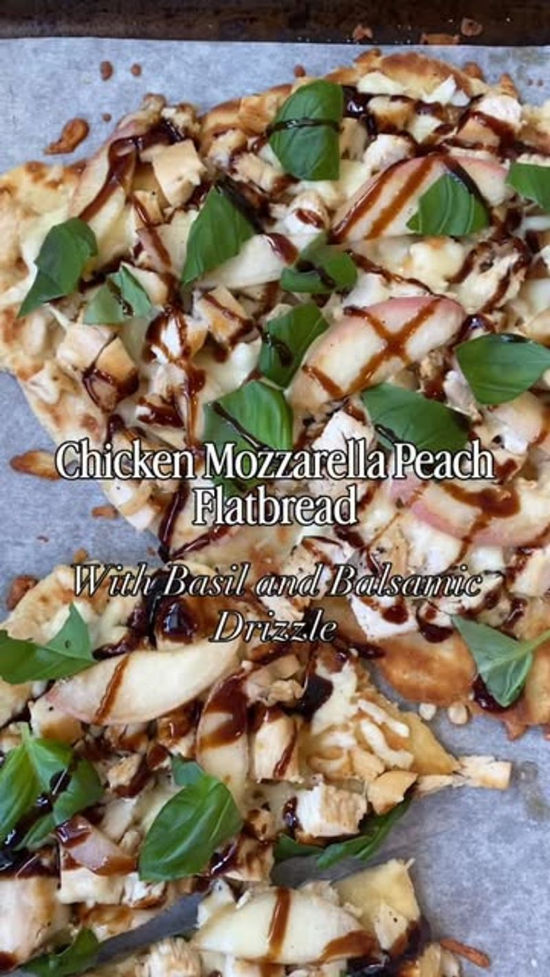 Peach and Prosciutto Flatbread