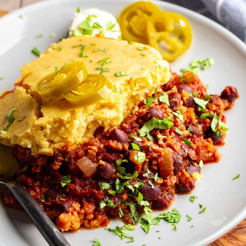 Vegan Chili with Cornbread